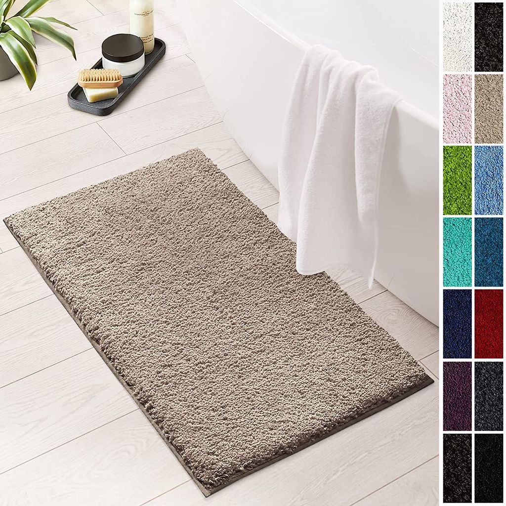 

Коврик для ванной Sky Soft Sand Beige 70 x 120 см Floordirekt, бежевый