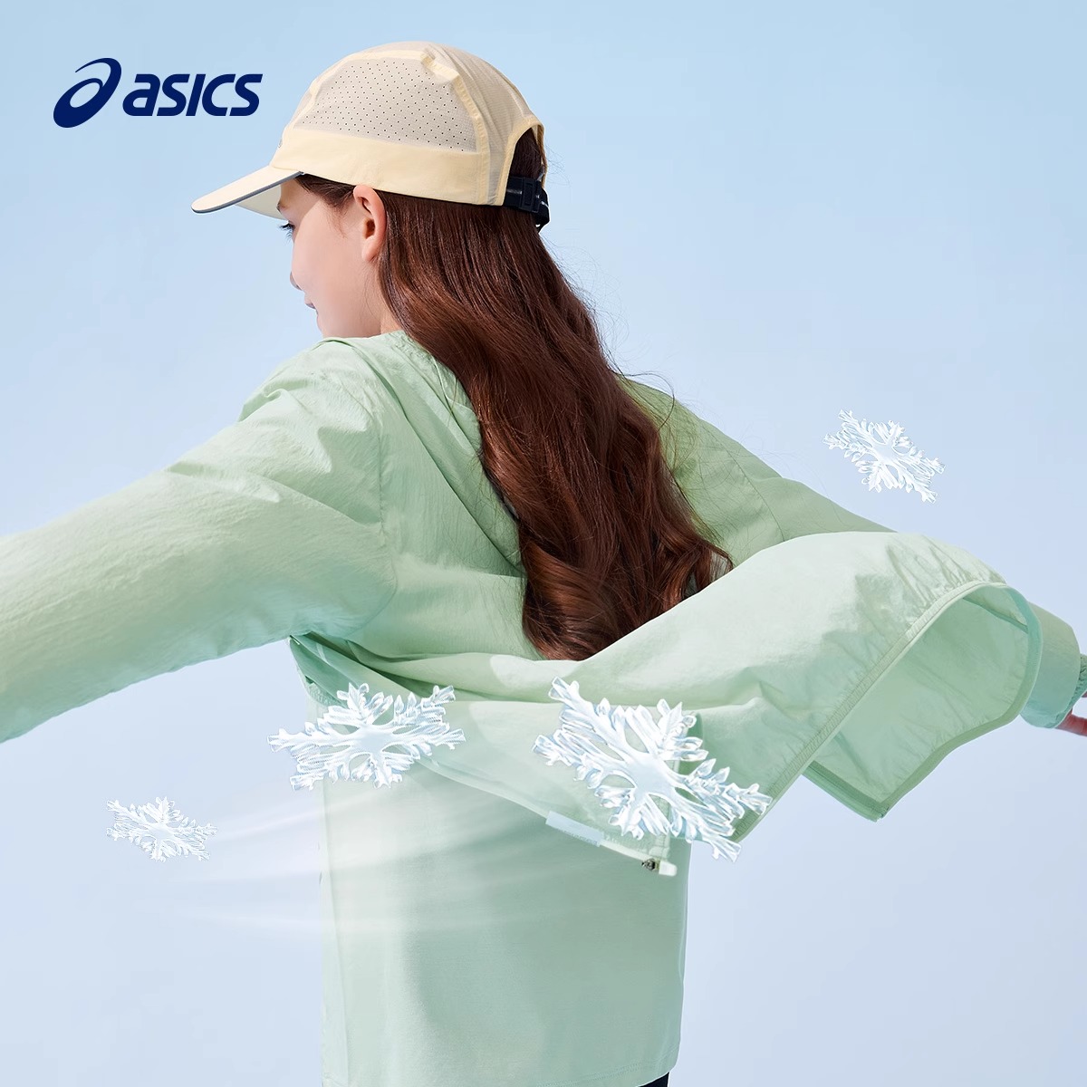 ASICS Спортивная одежда для активного отдыха SS25 4002 Light Green для подростков — фото 3