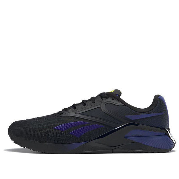 

Кроссовки nano x2 x les mills 'black bold purple' Reebok, черный