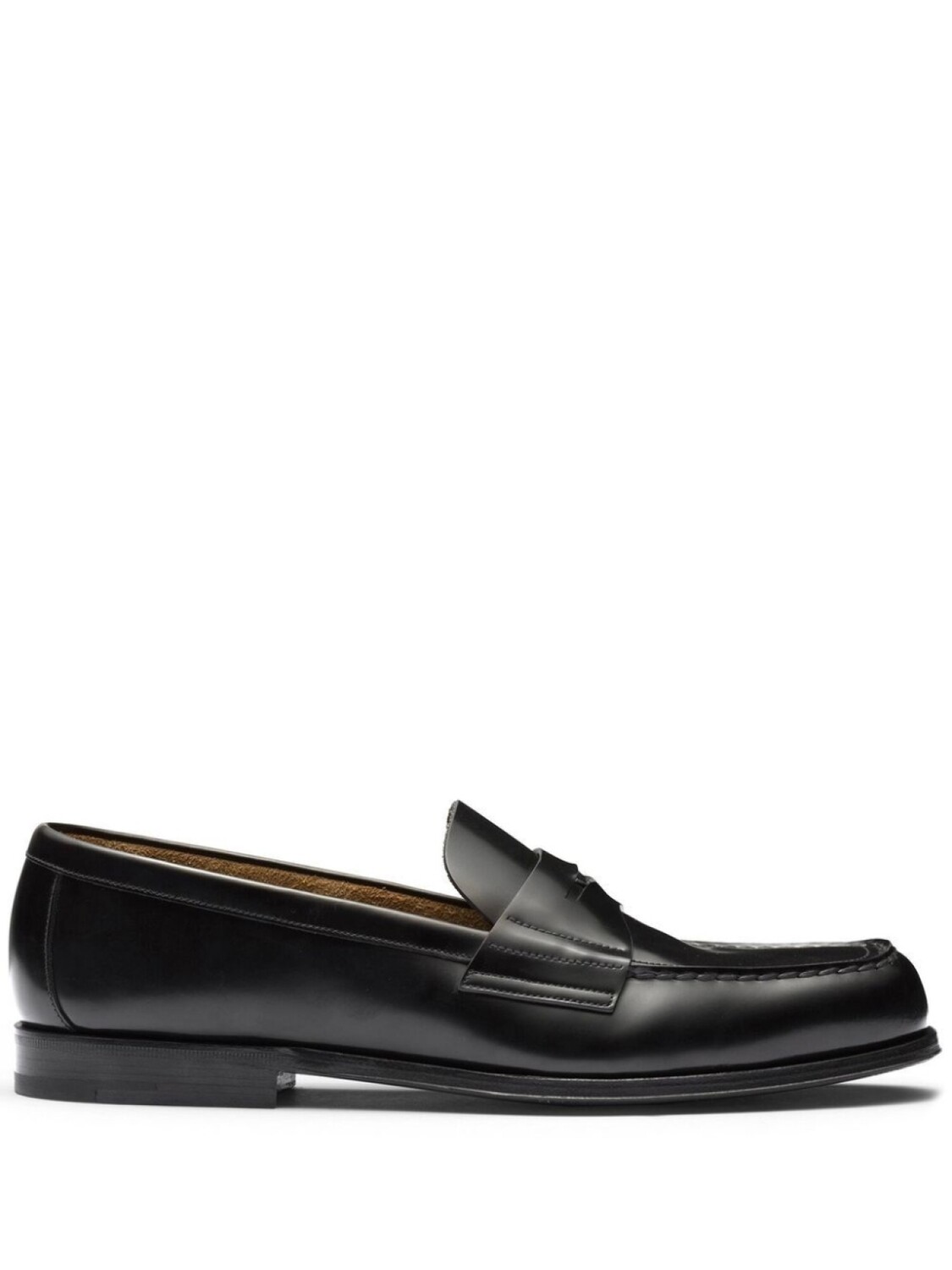 

Prada лоферы с логотипом, черный