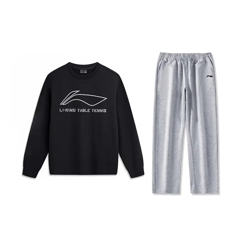 

LINING Повседневная спортивная одежда унисекс Black+Light Heather Gray