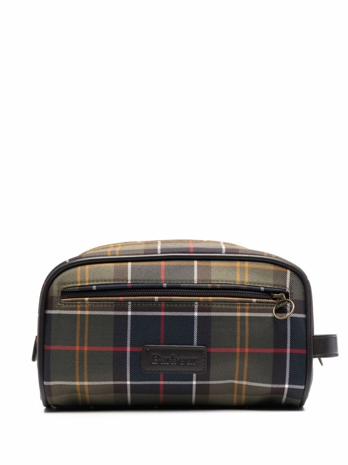 

Barbour несессер в клетку, зеленый
