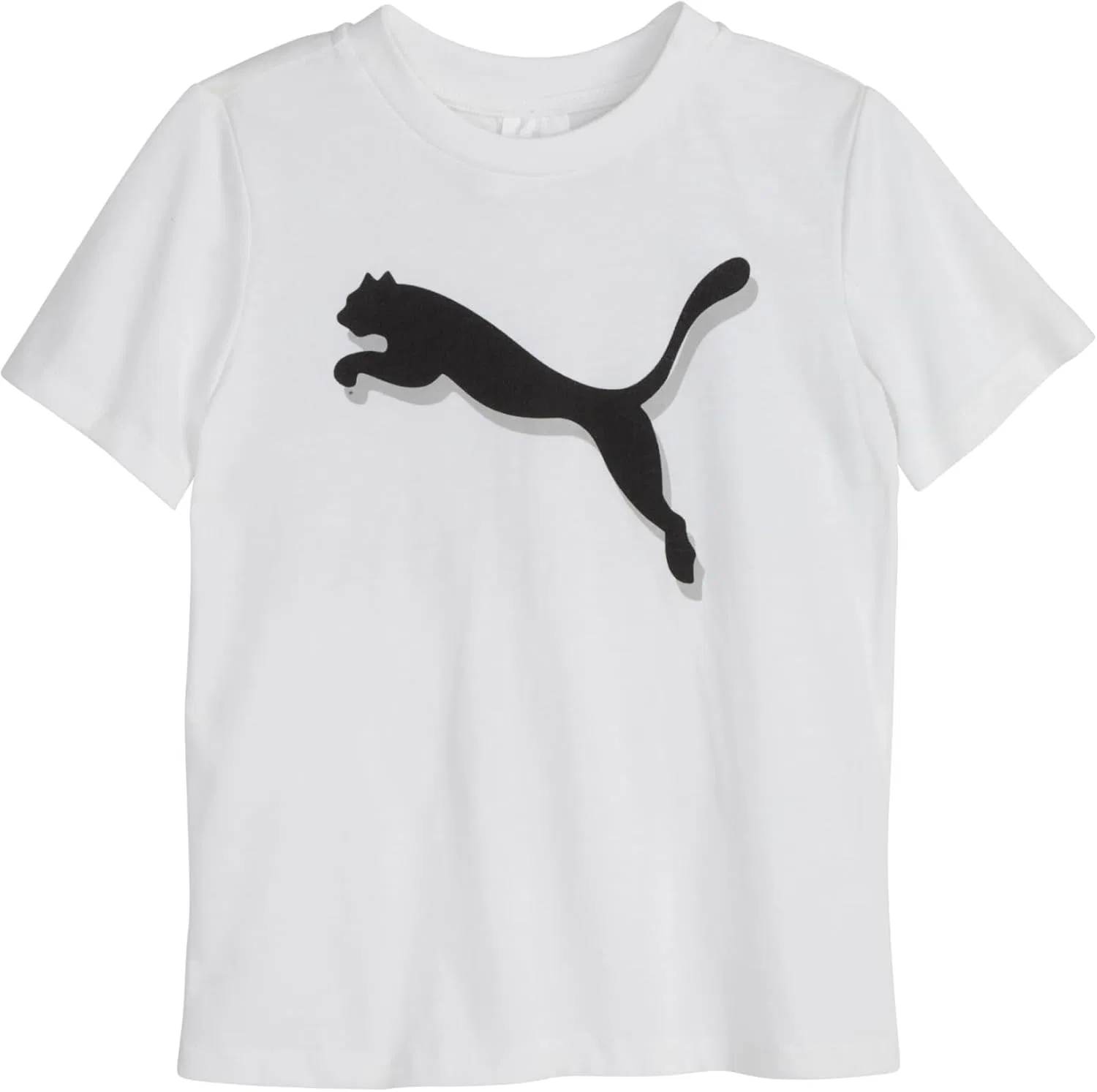 Детский комплект PUMA из 3 предметов: футболка с коротким рукавом из хлопкового трикотажа и соответствующие трикотажные брюки, Puma Black — фото 3
