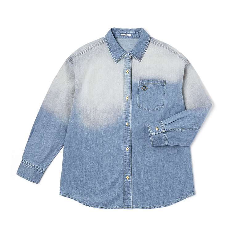 

Lee Женская рубашка светло-голубого цвета