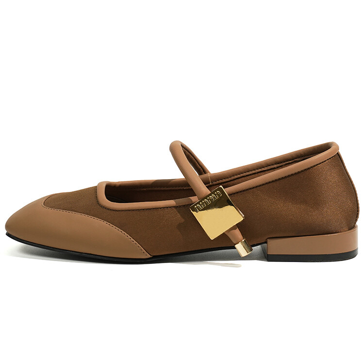 

Туфли женские повседневные Women's Casual Shoes Women's Xiaofamiao, цвет Coffee Brown
