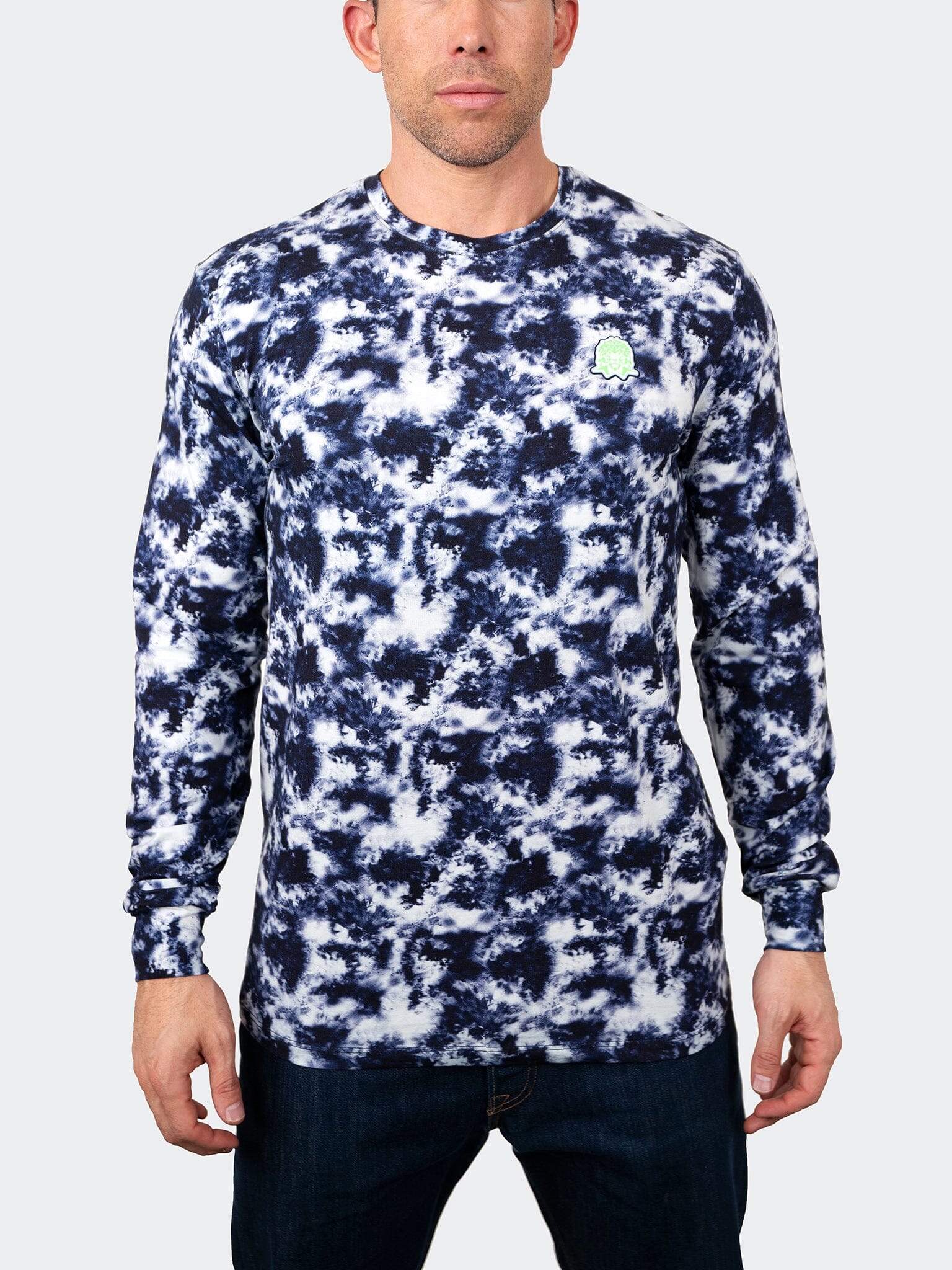 

Футболка LS TieDye синяя MACEOO