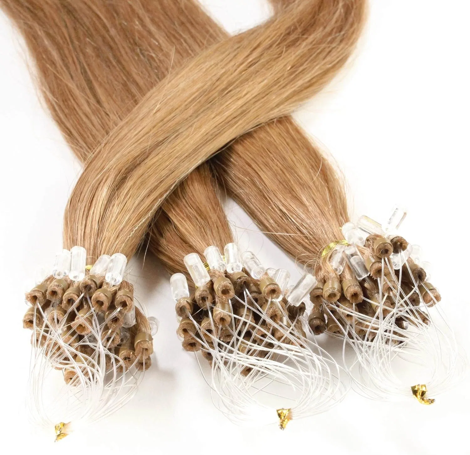 Накладные пряди для волос Just Beautiful Hair 100 шт. с микрокольцами, 40 см Hair2Heart