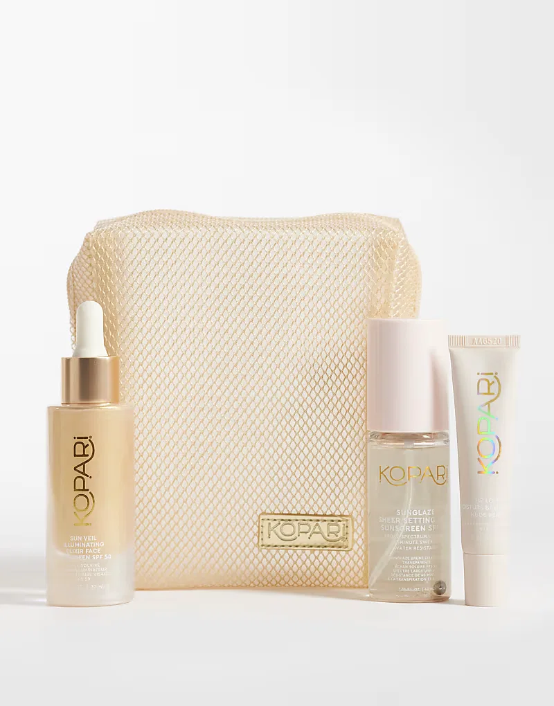 Набор солнцезащитных средств с эффектом сияния Kopari Glow This Way SPF Kit