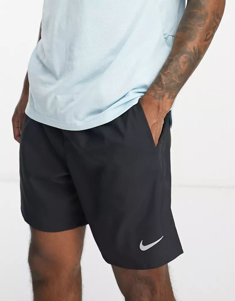 

Черные 7-дюймовые шорты Nike Dri-FIT Challenger, Черный, Черные 7-дюймовые шорты Nike Dri-FIT Challenger