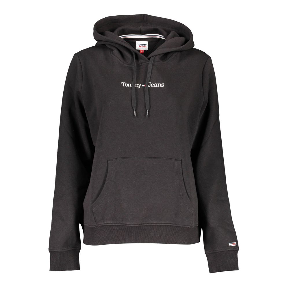 

Черный хлопковый женский свитер Tommy Hilfiger