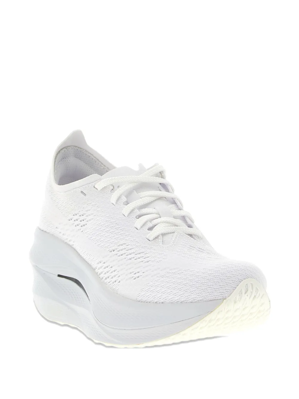 Кроссовки X Mizuno Wave Rebellion Pro 3 с ажурными вставками Comme Des Garcons, белый — фото 2