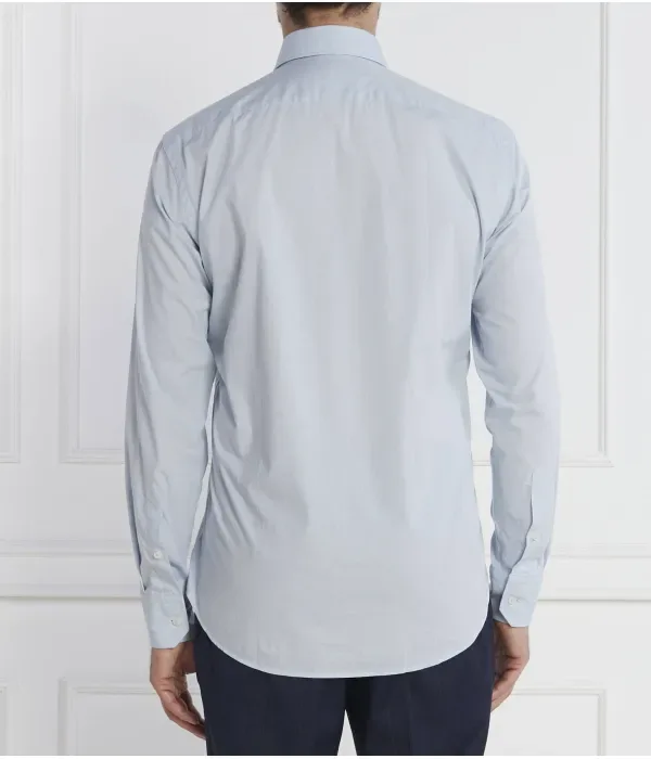 Джо раздвинутая рубашка regular fit Boss, небесно-голубой — фото 4