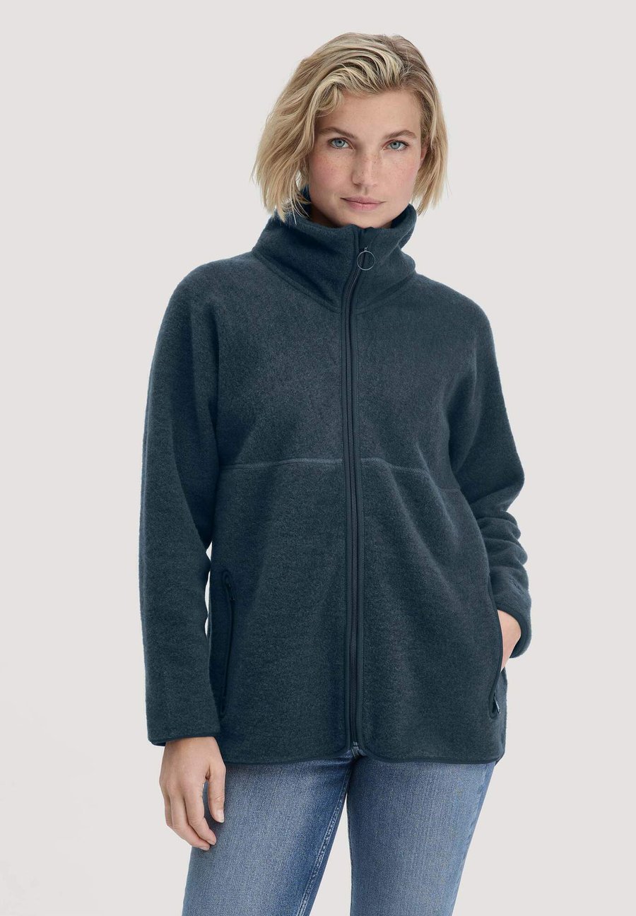 

Флисовая куртка Hessnatur WOLL, Dunkles Petrol/Mottled Teal