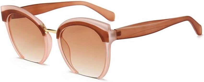 

Роскошные винтажные солнцезащитные очки в полуободковой оправе для женщин, солнцезащитные очки для мужчин и женщин в стиле «кошачий глаз» с градиентным переходом цвета LVTFCO, 4