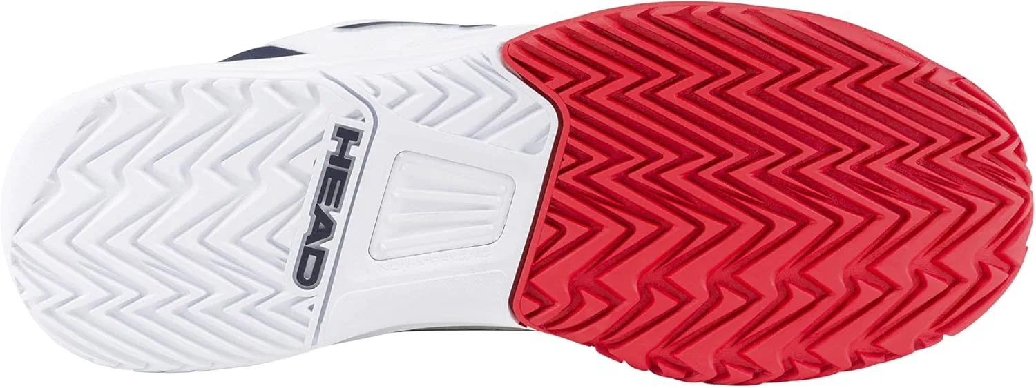 Кроссовки теннисные HEAD Revolt Pro 5.0 Junior, White/Navy — фото 4