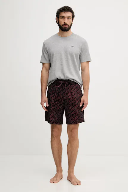 Футболка мужская Waffle T-Shirt BOSS, серый — фото 2