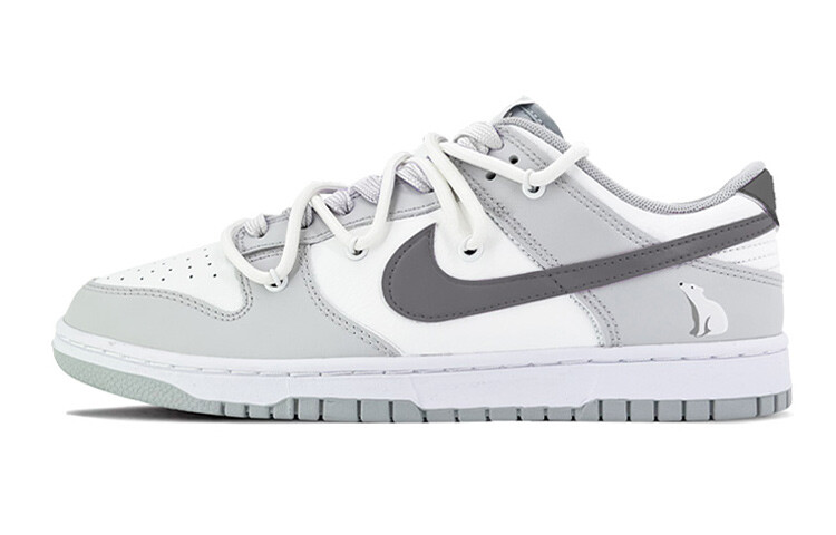 

Кроссовки Nike Dunk Skateboard Shoes Men Low-Top Gray White