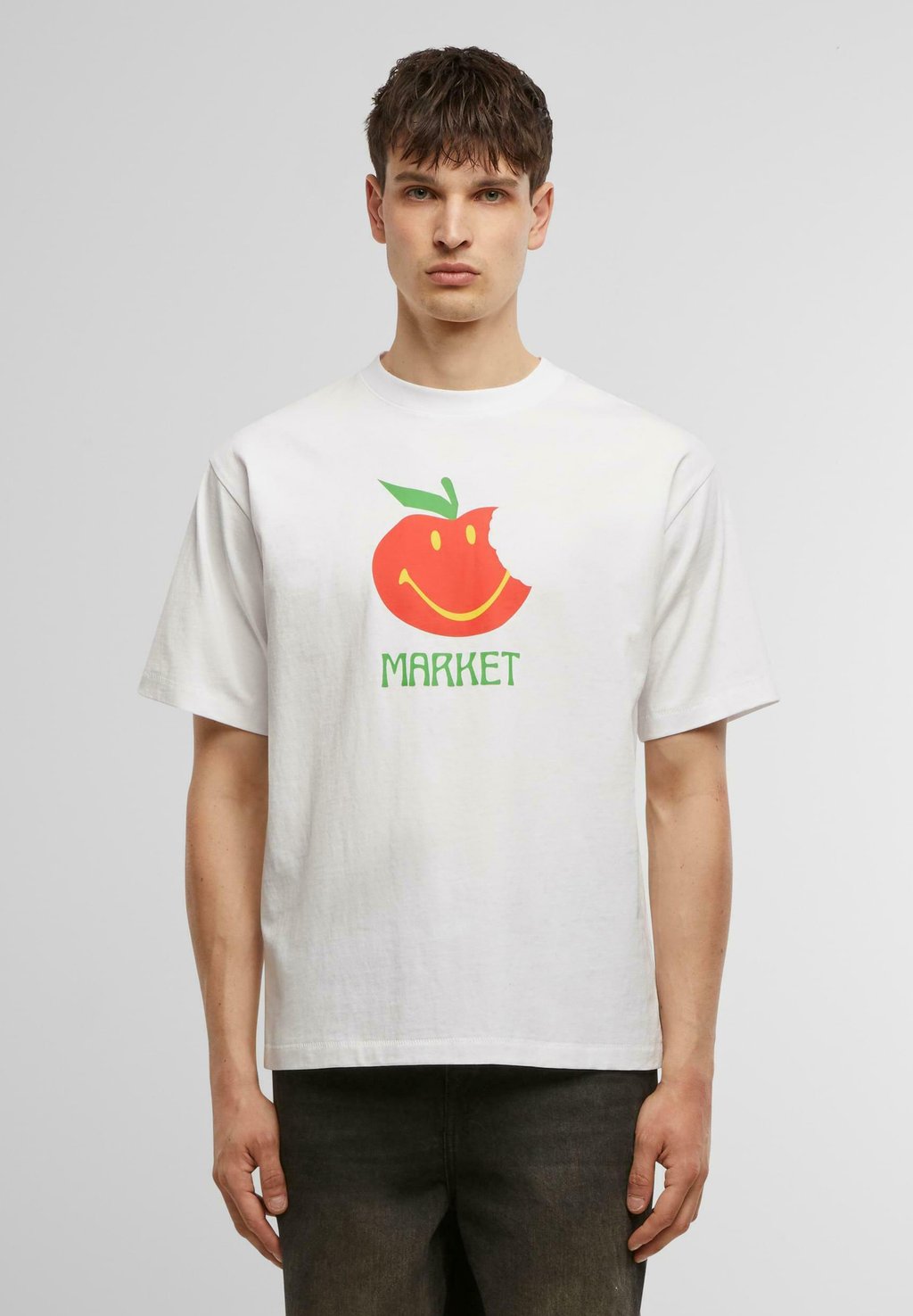

Футболка с принтом SMILEY HONEYCRISP Market, белый