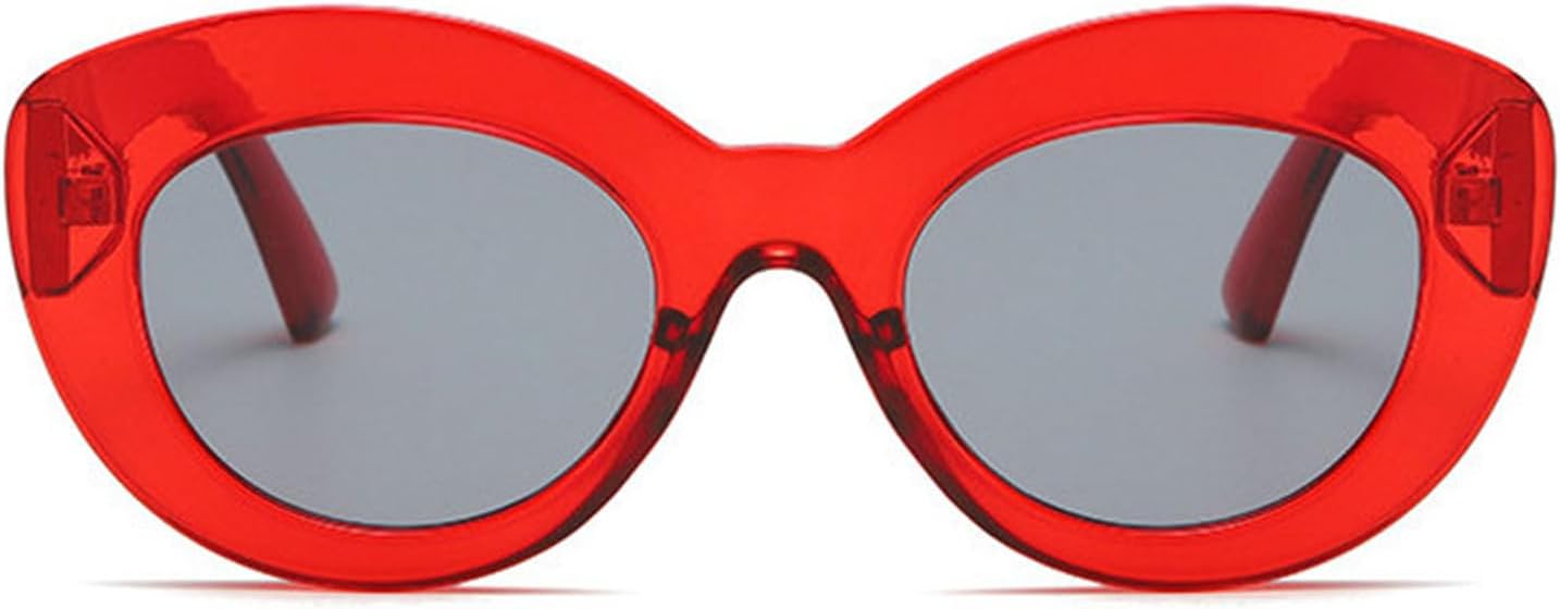 

Солнцезащитные очки "кошачий глаз" большого размера для женщин, милая овальная толстая оправа, круглые солнцезащитные очки в стиле ретро, ​​панк, защита от ультрафиолета UV400 helena, C3