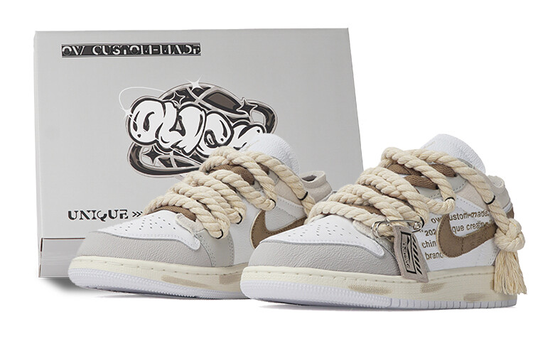 

Кроссовки Jordan Air Jordan 1 Vintage Basketball Women, бежевый, Белый, Кроссовки Jordan Air Jordan 1 Vintage Basketball Women, бежевый