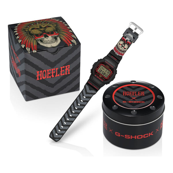 

Часы kelvin hoefler x powell peralta g-shock digital 'black' Casio, черный