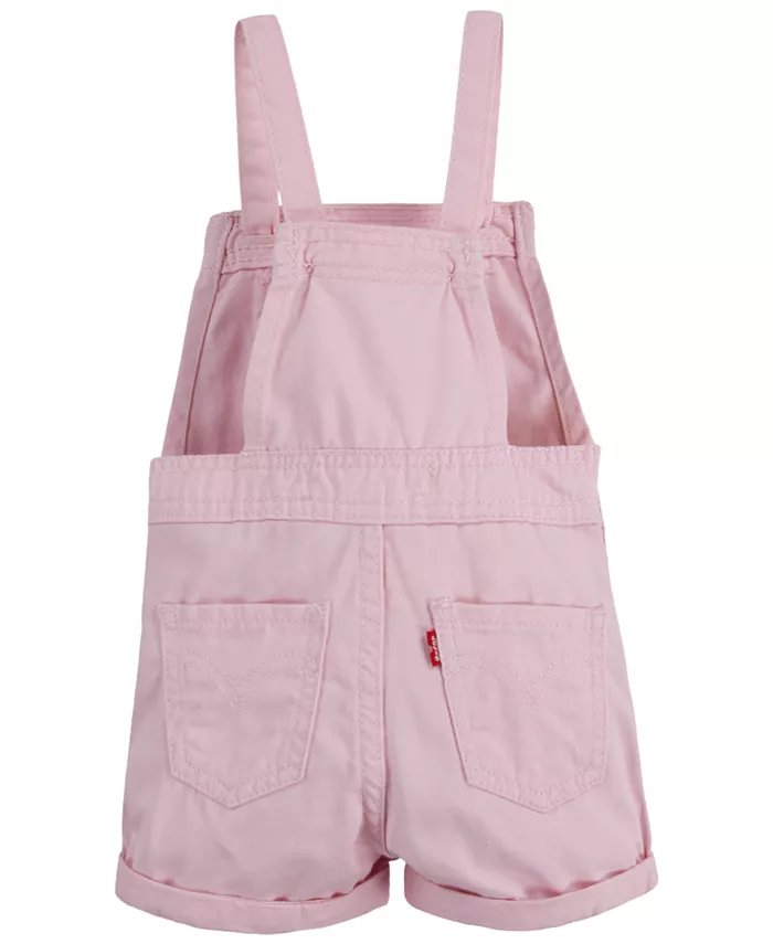 Детские комбинезоны с завязками Baby Girl's Knot Strap Shortalls Levi's, красный — фото 2