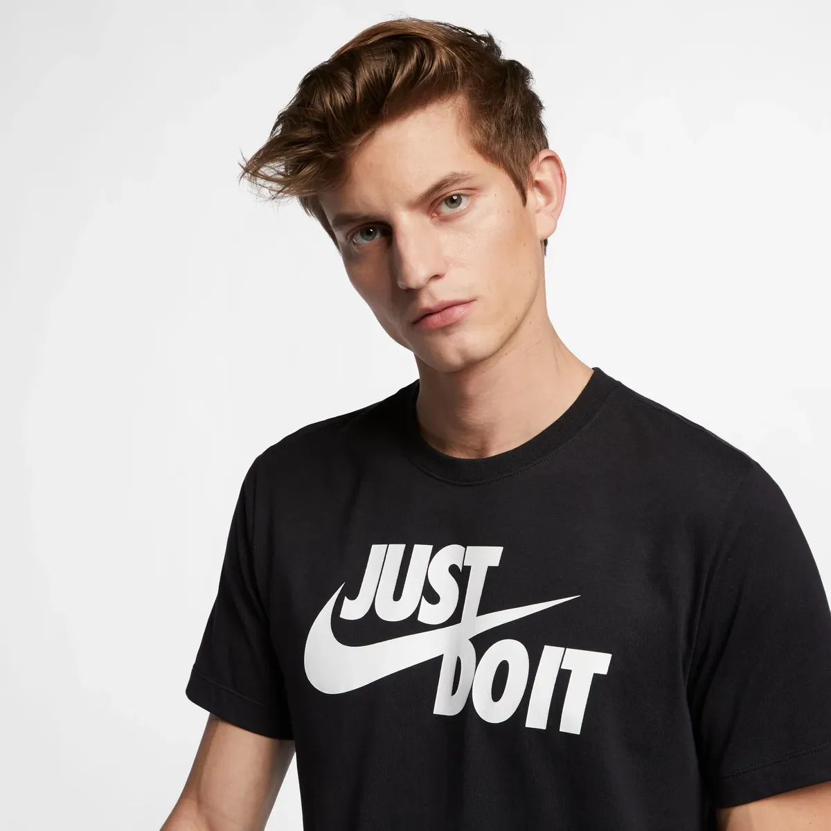 Футболка Nike Sportswear "МУЖСКАЯ ФУТБОЛКА JDI", черно-белый — фото 3