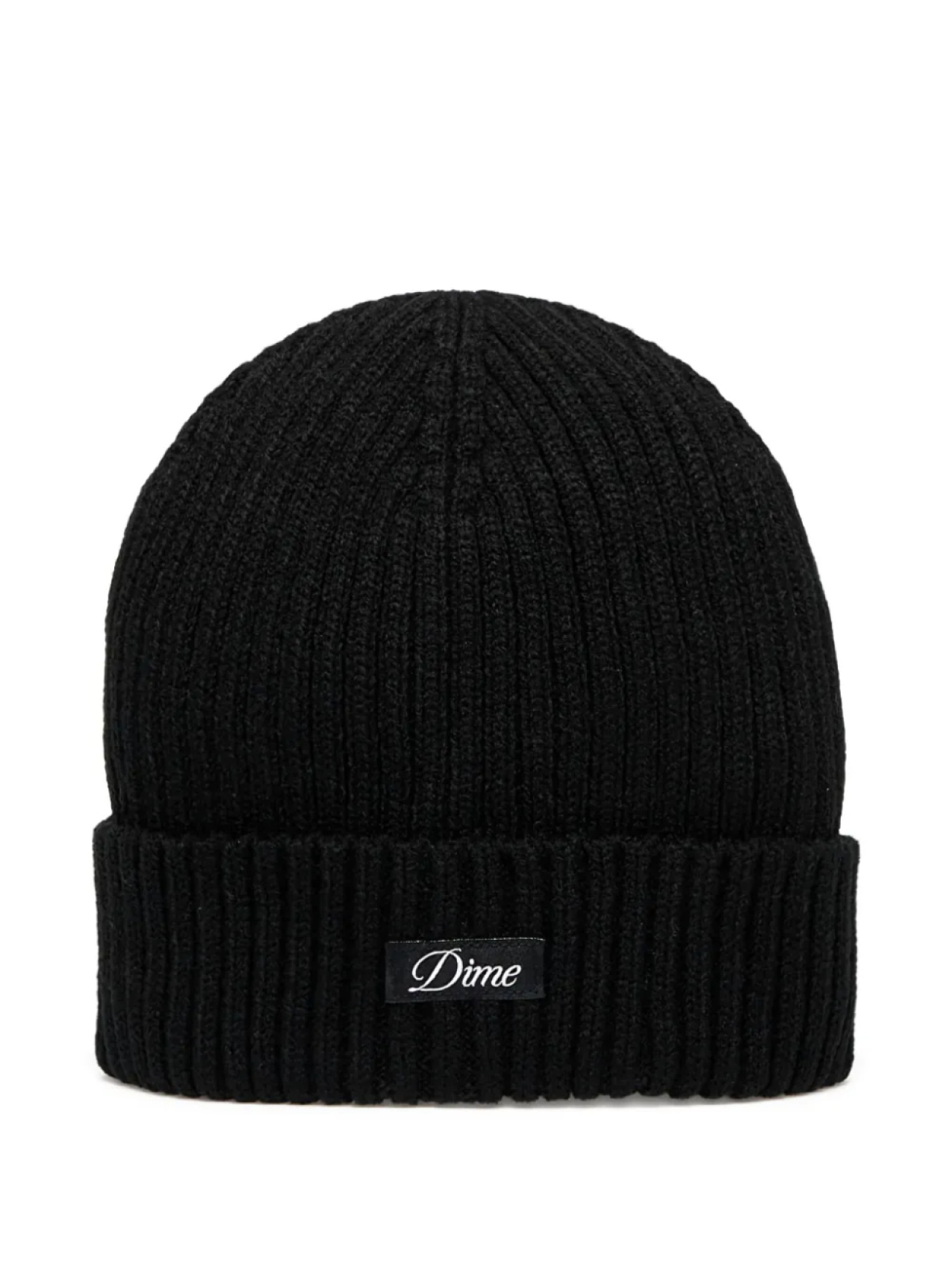 

Dime шапка бини Cursive Fold, черный