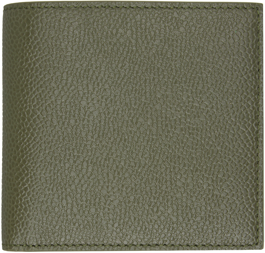

Кошелек для монет Green Pebble Grain, складной кошелек Thom Browne