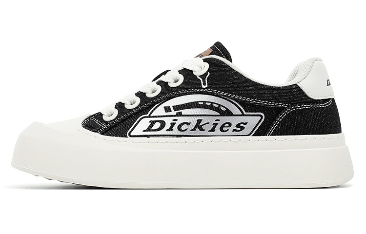 

Кроссовки Dickies Skateboarding Shoes Men Low-top Navy Blue/black/beige, черный