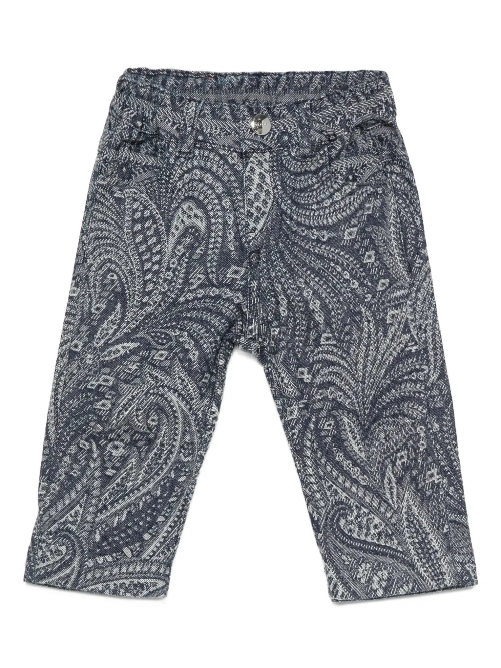 

Брюки с принтом пейсли ETRO KIDS, синий