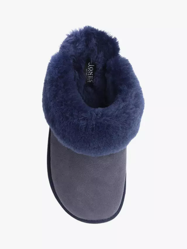 Тапочки Jones Bootmaker Bella-Rose Sheepskin Mule, темно-синий — фото 4