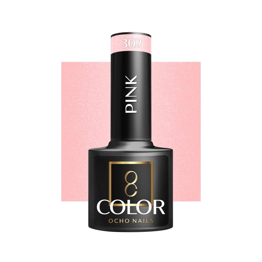 

OCHO NAILS Гибридный лак для ногтей розовый 302 -5 г Active Shop