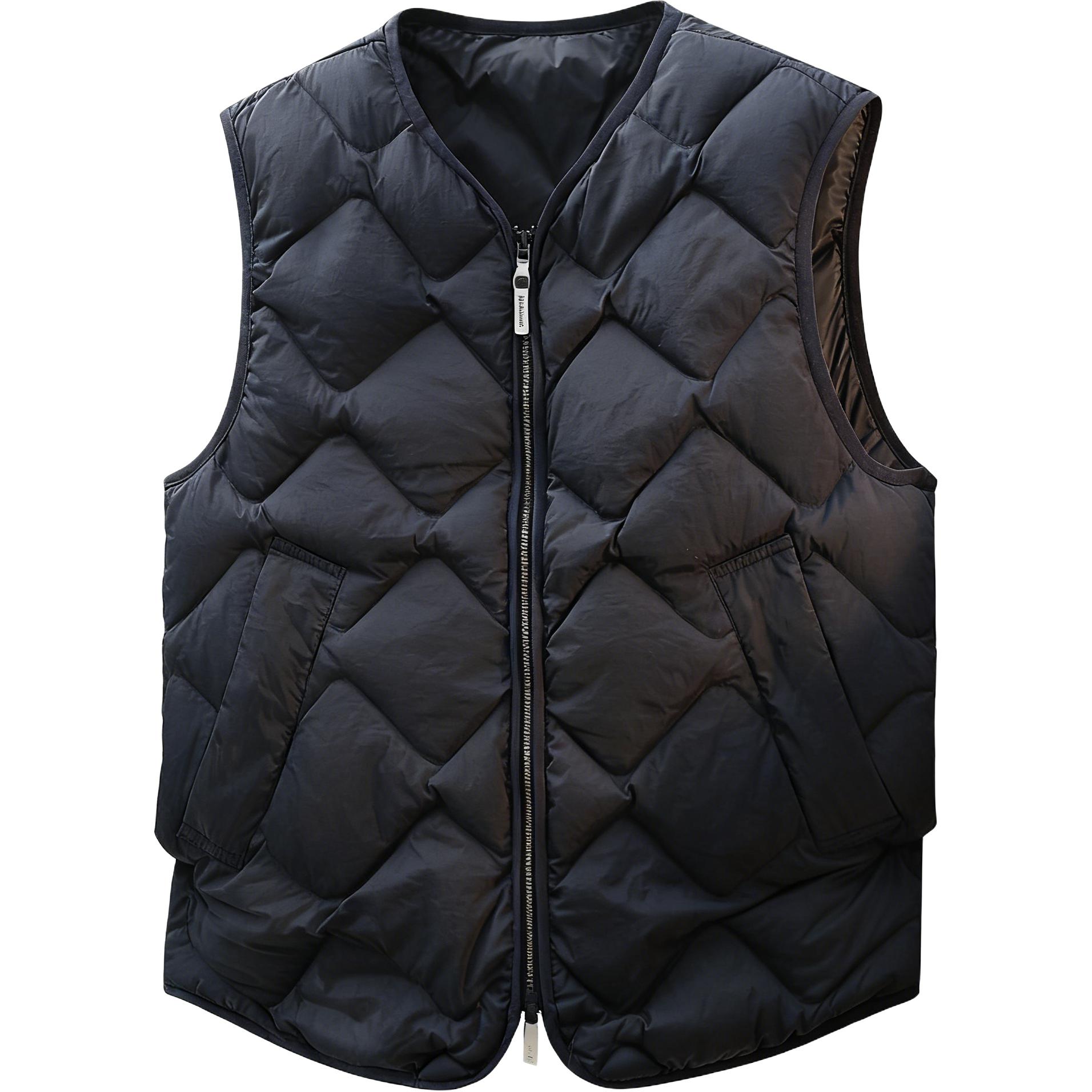 

Жилет Unisex V-образный вырез Moderate Others VanCamel, ink черный