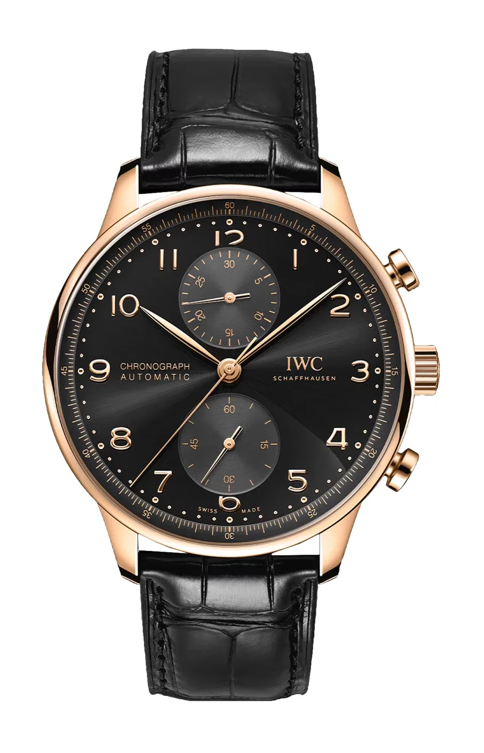 Португезер Хронограф - IW371625 IWC SCHAFFHAUSEN, золотой