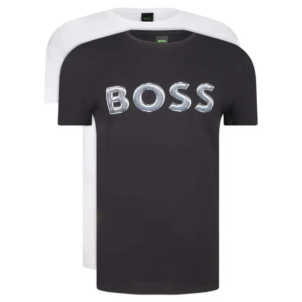 

Комплект из двух футболок стандартного кроя Boss, черный