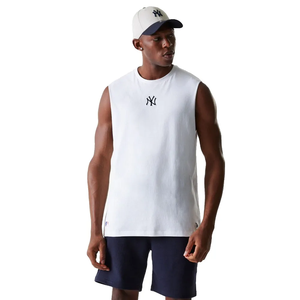 

Футболка без рукавов New Era MLB Midi New York Yankees, белый