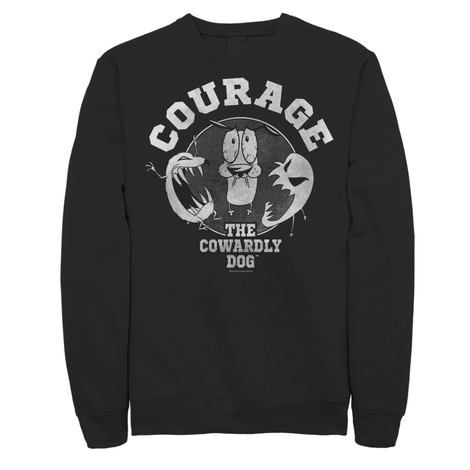 

Мужская флисовая одежда Cartoon Network Courage The Cowardly Dog Ghostly Pair Licensed Character