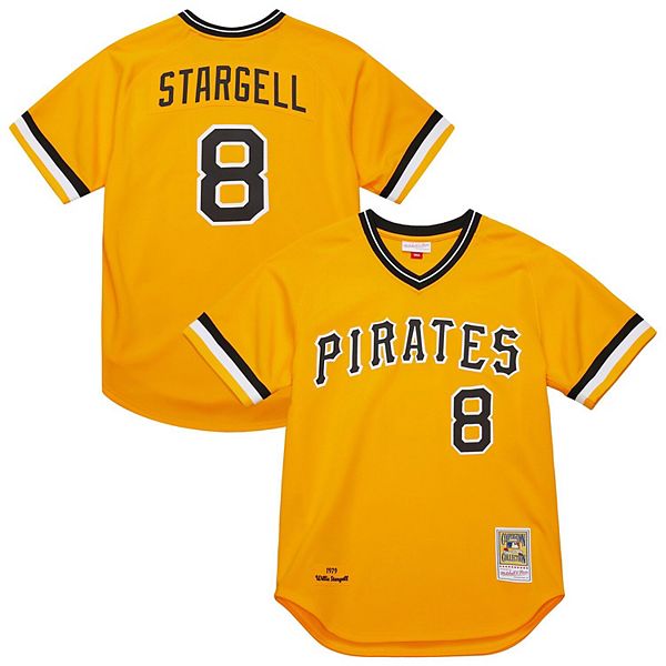 

Мужская футболка Willie Stargell Pittsburgh Pirates 1979 Throwback Authentic Mitchell & Ness