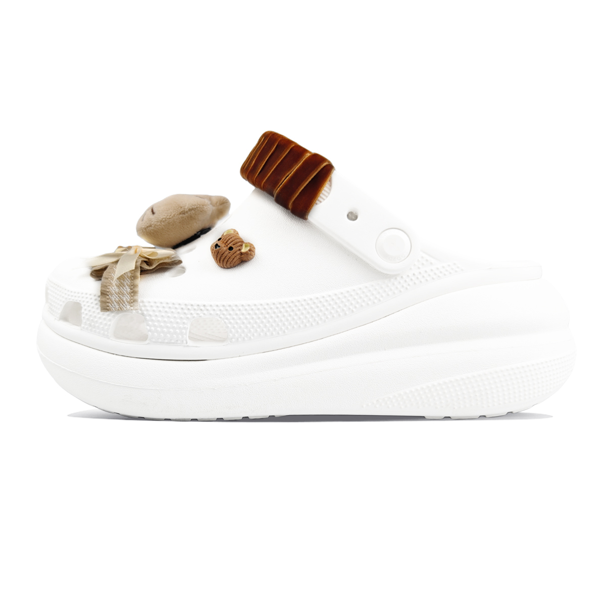 

Crocs Кроссовки Crush Clog унисекс белые, цвет White