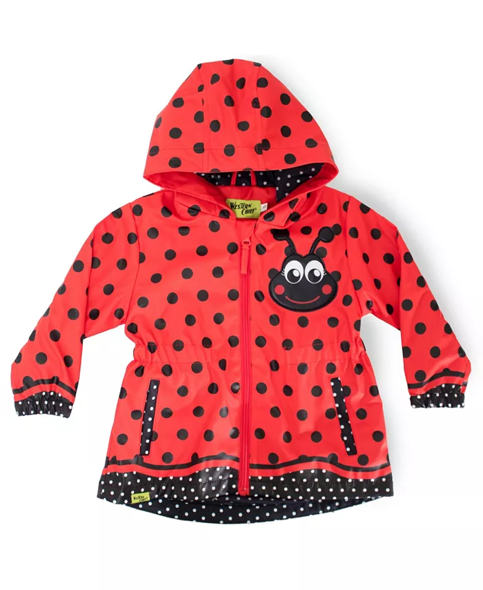 

Детский дождевик Lucy Ladybug для девочек (маленькие и большие размеры) Western Chief, красный