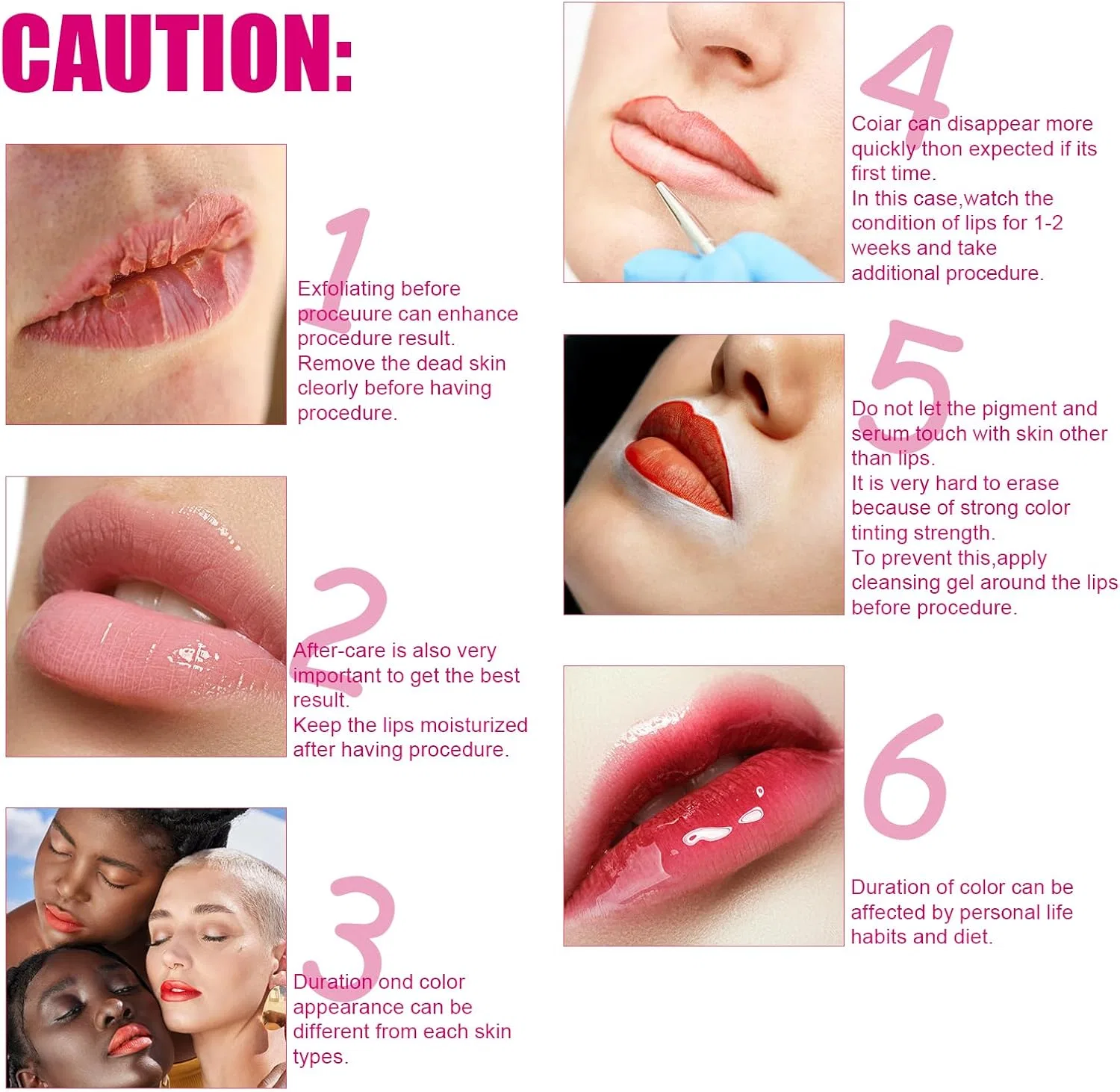 Набор BB Lip Ampoule Serum Starter Kit, TRESSON, 8 ампул с эксфолиантом и бальзамом, розовый — фото 4
