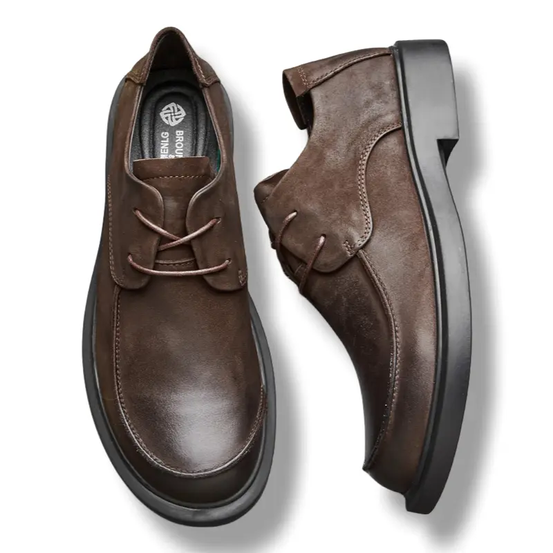 Туфли Brounvanm Men's Casual Shoes Men Low-Top, цвет Coffee — фото 3