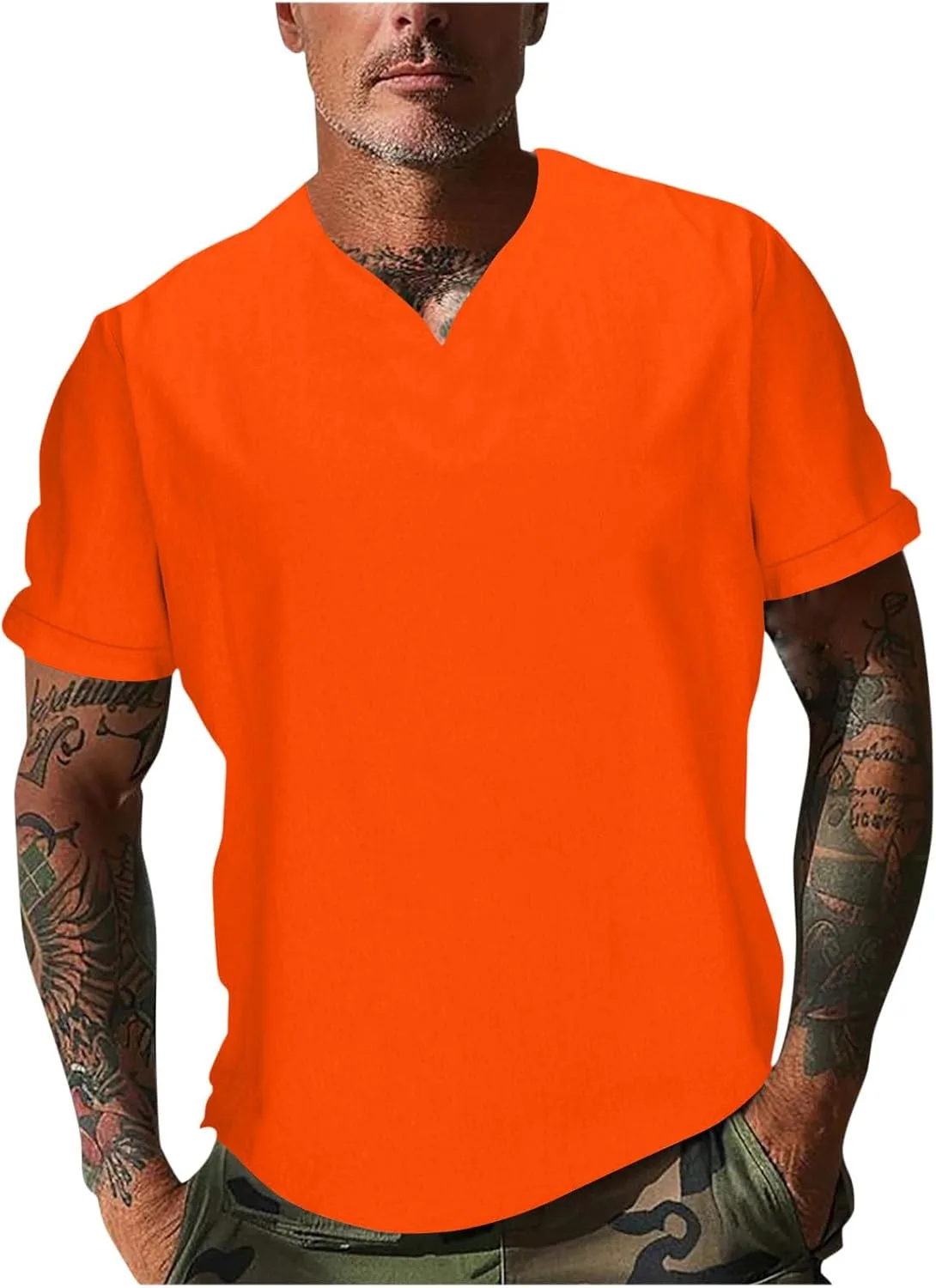 

Мужская футболка Regular-Fit с коротким рукавом, Plus Size