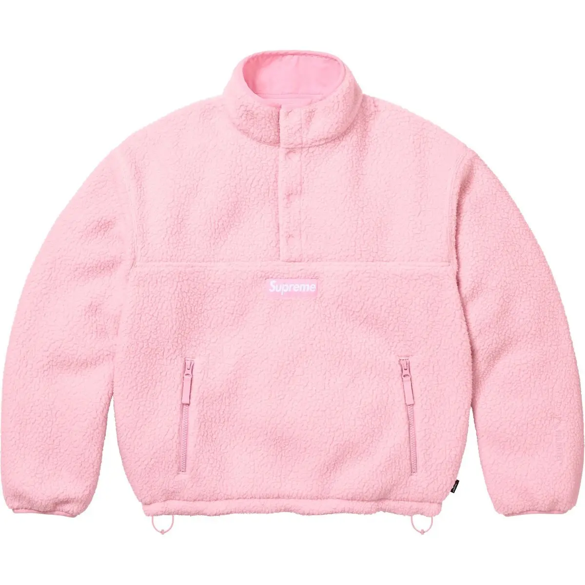 Полартек свитшот реверсивный унисекс Supreme, оливковый — фото 3