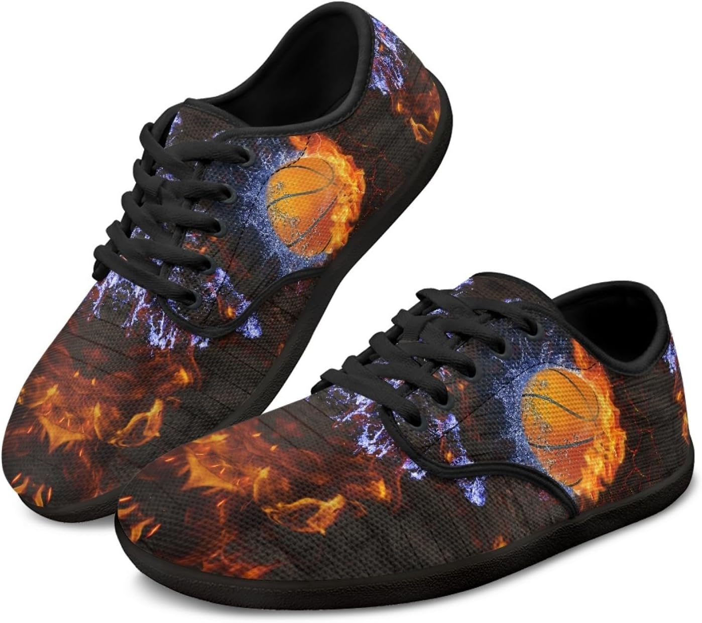 

Женские и мужские босоножки HUIACONG для женщин, кроссовки для босых ног, Flame Water Basketball