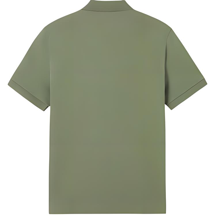 LACOSTE Поло мужское khaki green — фото 3