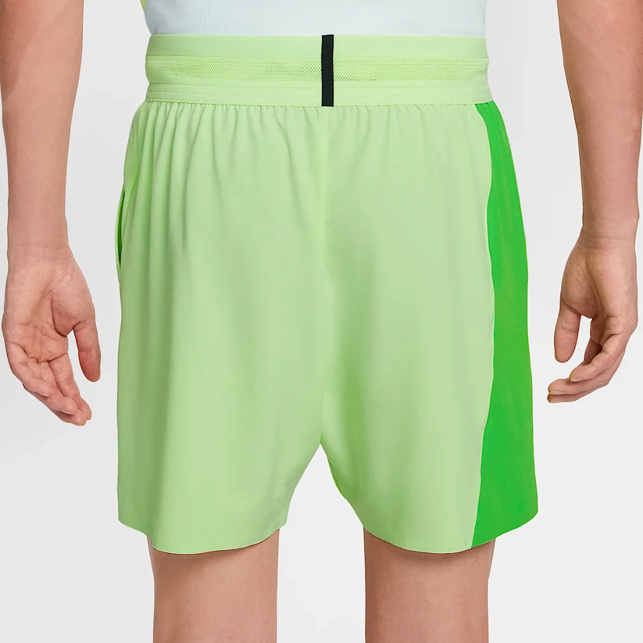 Шорты мужские Casual Dri FIT Court Slam Nike, Light Lime/Bright Green/Black — фото 3