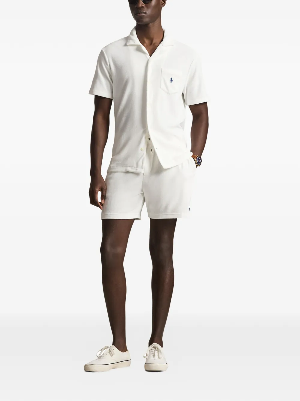 Шорты на завязках POLO RALPH LAUREN, белый — фото 2