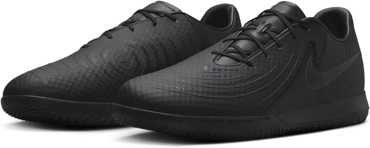 Мужские футбольные бутсы Nike Phantom Gx II Academy IC, Black Black Deep Jungle — фото 4